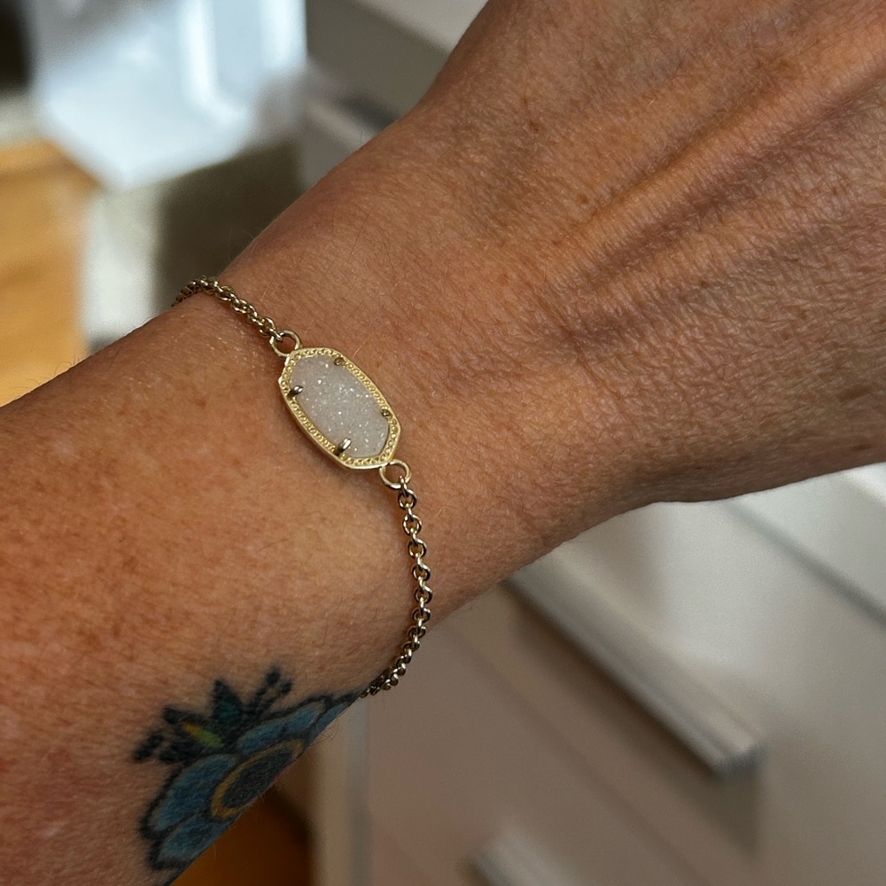 Kendra Scott white druzi bracelet